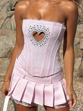 White Fox Corset Lace